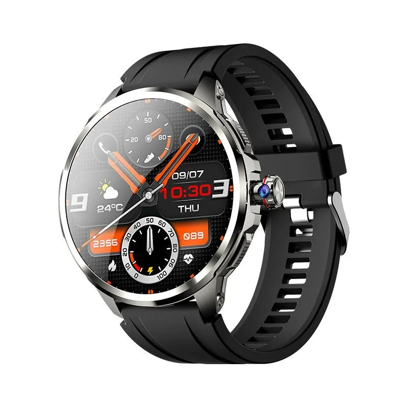 Men’s Smartwatch Hombre AMOLED Android 4G WiFi GPS Tracker NFC Rotating Camera Smart Watch Gifts for Man 2025 New Electronics