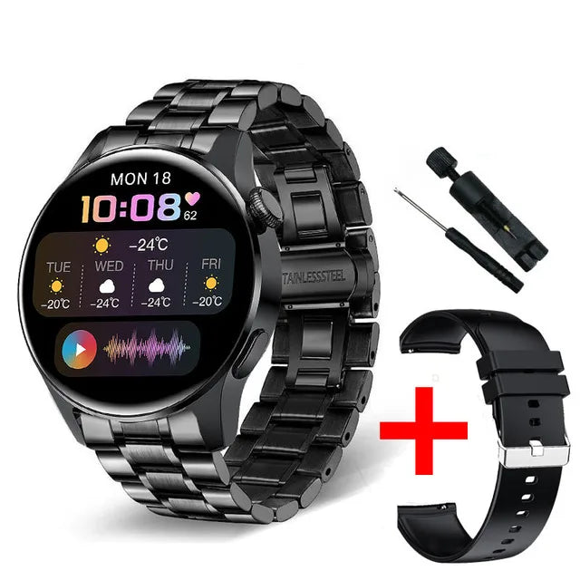 for iPhone 16 Pro Max 14 15 12 11 XR ECG Smart Watch Health Monitoring Electronic Smartwatch Voice Assistant Tracker Bracelet