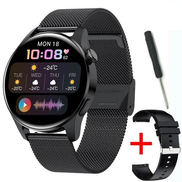 for iPhone 16 Pro Max 14 15 12 11 XR ECG Smart Watch Health Monitoring Electronic Smartwatch Voice Assistant Tracker Bracelet
