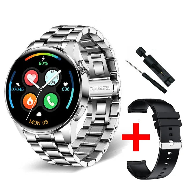 for iPhone 16 Pro Max 14 15 12 11 XR ECG Smart Watch Health Monitoring Electronic Smartwatch Voice Assistant Tracker Bracelet