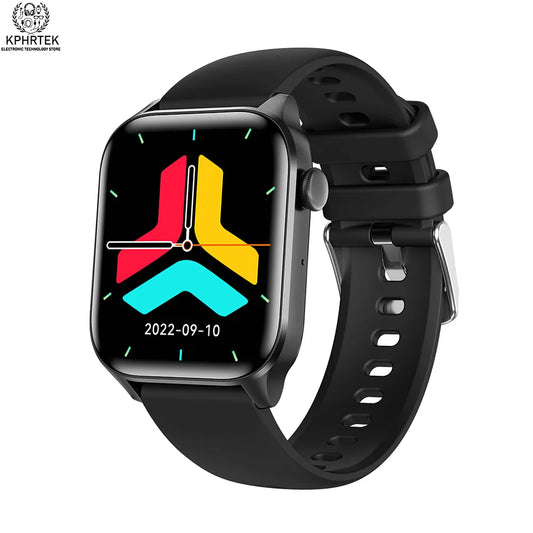 New QX9 Smart Watch For Men Women 1.96 Inch Screen Bluetooth Call Heart Rate Blood Oxygen Temperature Monitoring Voice Assistant
