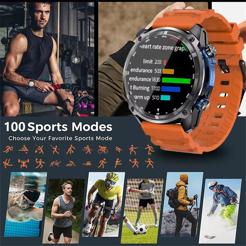 2025 New For HUAWEI Original 3ATM Ultra GPS Smart Watch Men Rugged Smart Watches Military Electronic Waterproof Digital Bracelet