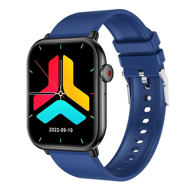 New QX9 Smart Watch For Men Women 1.96 Inch Screen Bluetooth Call Heart Rate Blood Oxygen Temperature Monitoring Voice Assistant