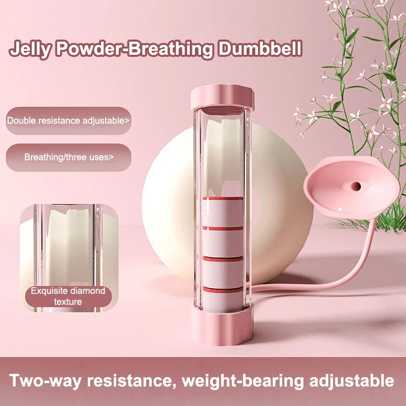 Adult-friendly Lung Capacity Training Setup - Breathing Exercise Device for Building Muscles