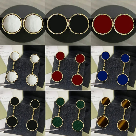 2025 New S925 Clover Four Leaf Design Simple Party Fashion Personality Woman Jewelry High-end Earrings Gift