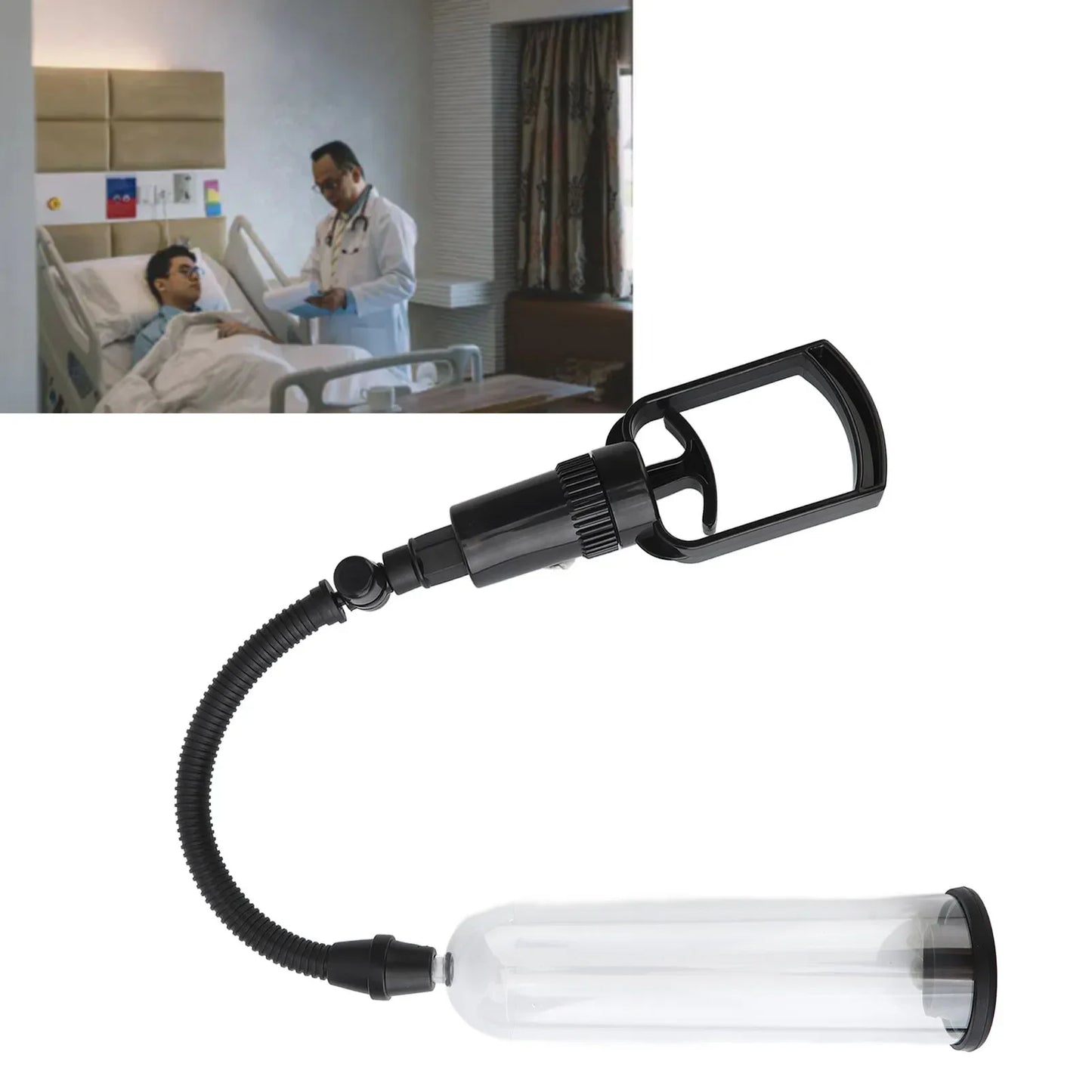 1pcs Men Vacuum Pump Trainer Manual Treatment Device Manual Air Pump Exerciser brace supports Air Pump Exerciser