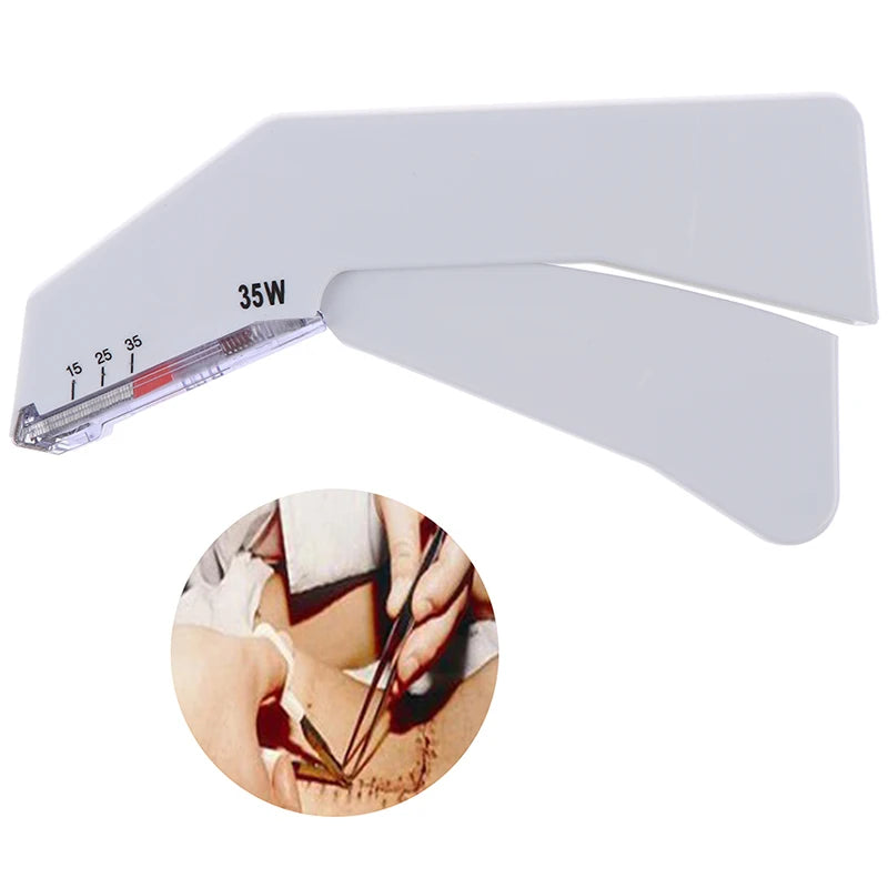 1Pcs White 35W Disposable Medical Skin Stapler Surgery Special Stainless Steel Skin Stitching Machine Suitable For Surgery