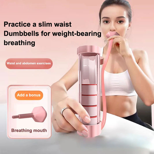 Adult-friendly Lung Capacity Training Setup - Breathing Exercise Device for Building Muscles