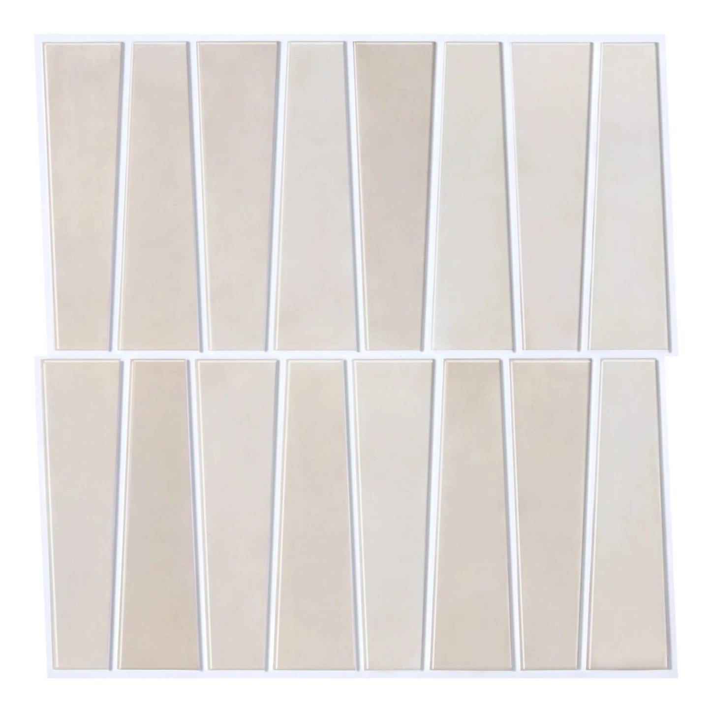 10pcs Peel and Stick Wall Panels - PVC Tile Wall Stickers, Self-adhesive, Easy to Install, For RV, Living Room, Kitchen, etc.