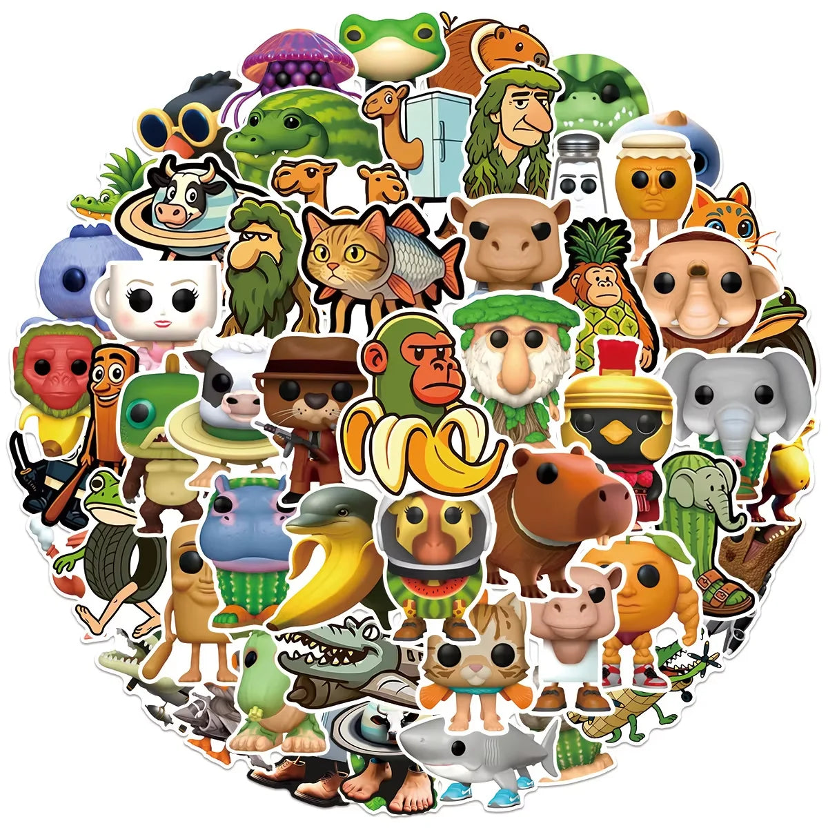 Italian Brainrot Birthday Party Decoration Tung Tung Sahur Tralalelo Tralala Balloon Sticker Cup Plate for Party Favor Supplies