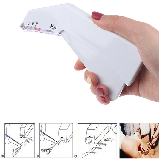 1Pcs White 35W Disposable Medical Skin Stapler Surgery Special Stainless Steel Skin Stitching Machine Suitable For Surgery