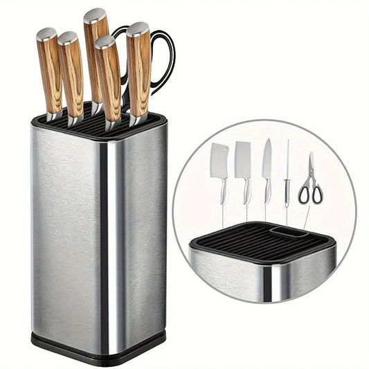1Pc Single Hole Knife Holder, Kitchen Storage Rack, Vegetable Knife Holder, Household Tool Storage Rack