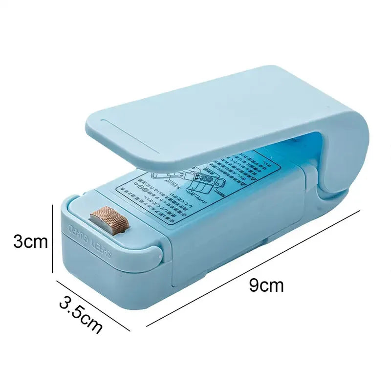 Kitchen Gadgets Mini Heat Bag Packaging Sealer Portable Plastic Bag Clip Sealing Machine Food Storage Seal Snack Sealing