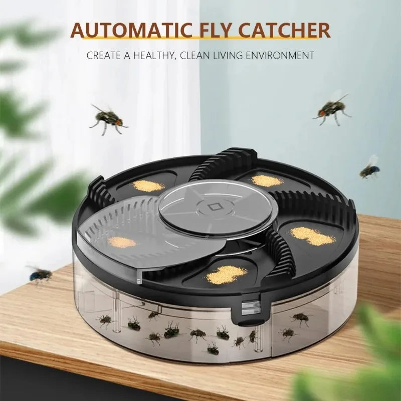 Automatic Fly Trap Pest Control Catcher Removable Pest Insect Catcher for  Household Kitchen