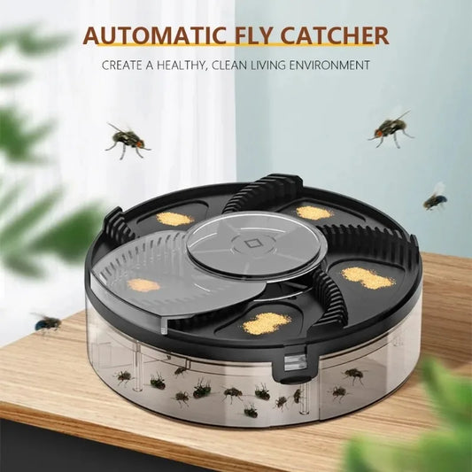 Automatic Fly Trap Pest Control Catcher Removable Pest Insect Catcher for  Household Kitchen