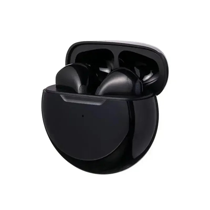TWS Earphone Bluetooth Headphones with Mic 9D Stereo Pro 6 Earbuds for Xiaomi Samsung Android Wireless Bluetooth Headset