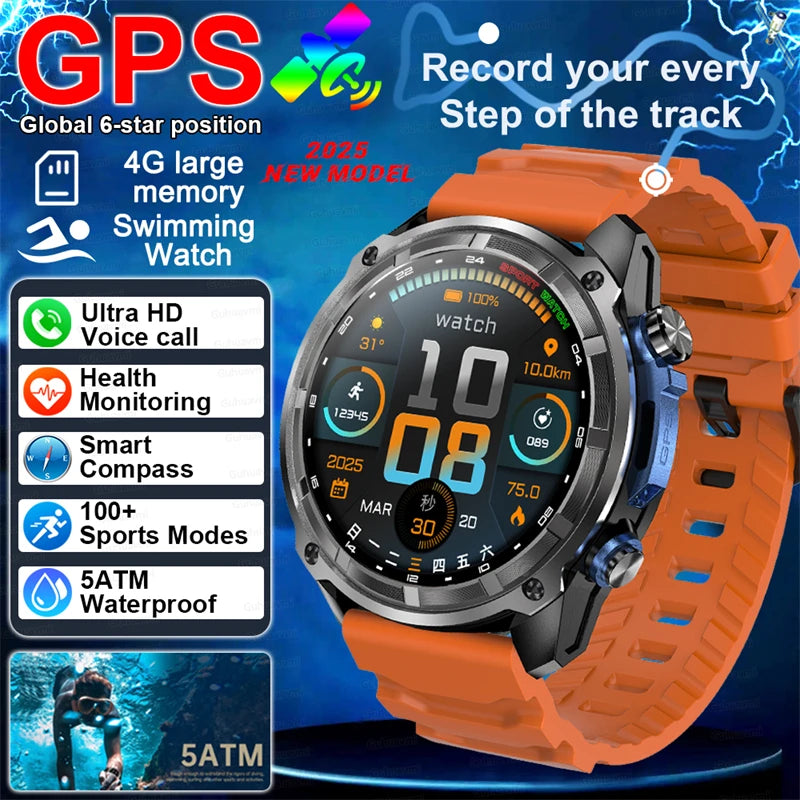 2025 New For HUAWEI Original 3ATM Ultra GPS Smart Watch Men Rugged Smart Watches Military Electronic Waterproof Digital Bracelet