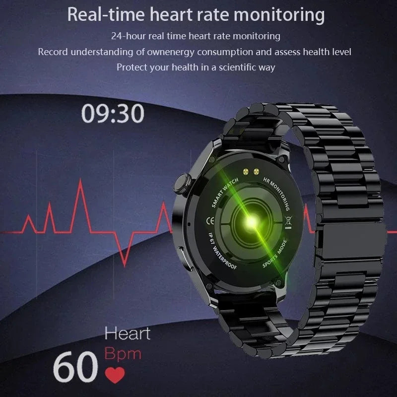 for iPhone 16 Pro Max 14 15 12 11 XR ECG Smart Watch Health Monitoring Electronic Smartwatch Voice Assistant Tracker Bracelet