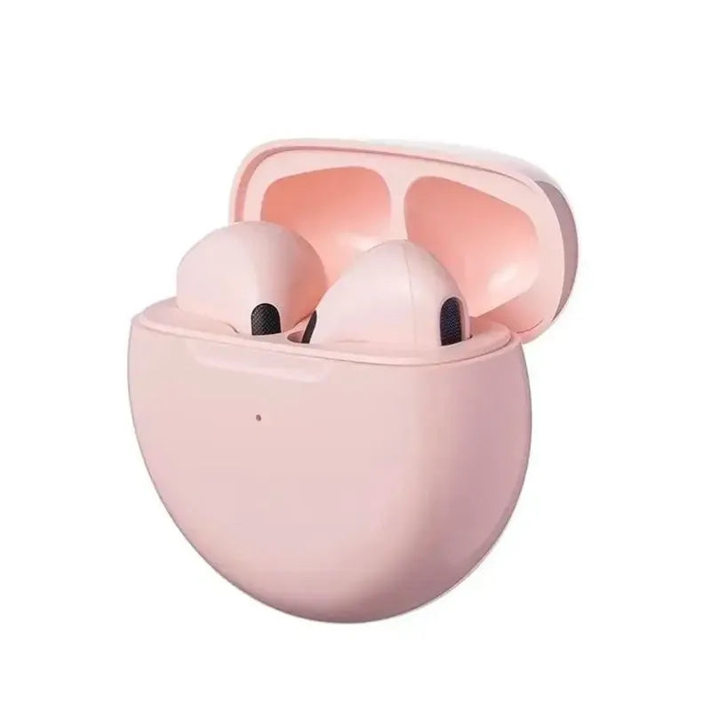 TWS Earphone Bluetooth Headphones with Mic 9D Stereo Pro 6 Earbuds for Xiaomi Samsung Android Wireless Bluetooth Headset