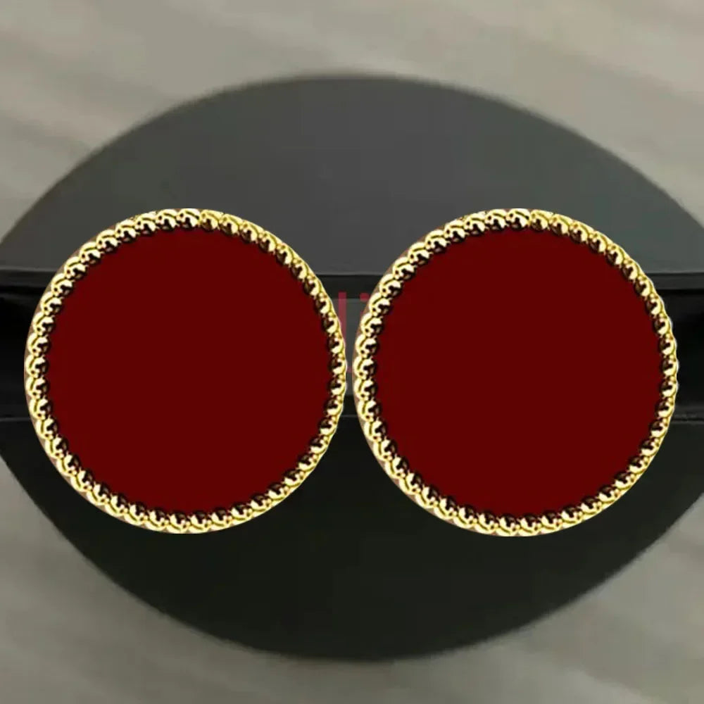 2025 New S925 Clover Four Leaf Design Simple Party Fashion Personality Woman Jewelry High-end Earrings Gift