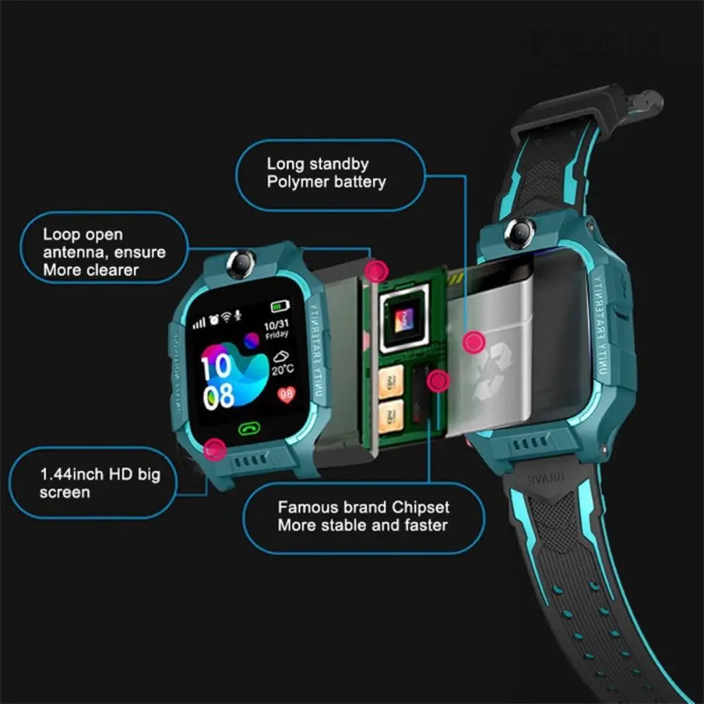 Safe Waterproof Children's Smartwatch Sim Card With Camera Kids Watches Can Talk Call Multifunctional Phone Watch Student Gift