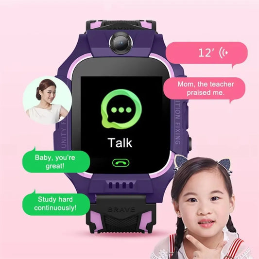 Safe Waterproof Children's Smartwatch Sim Card With Camera Kids Watches Can Talk Call Multifunctional Phone Watch Student Gift