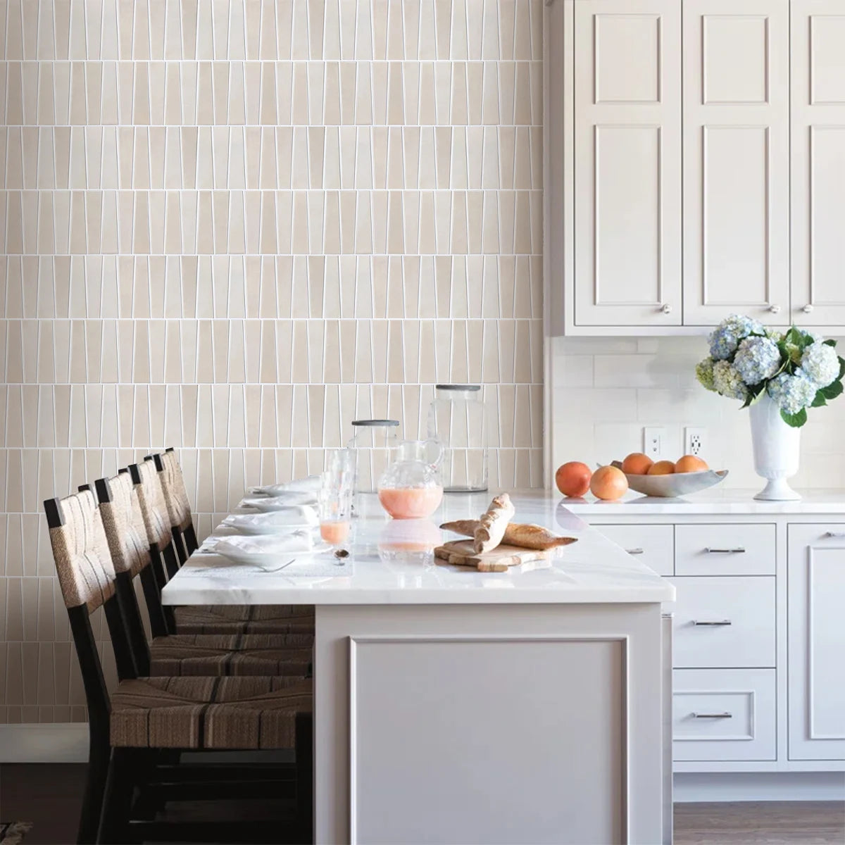 10pcs Peel and Stick Wall Panels - PVC Tile Wall Stickers, Self-adhesive, Easy to Install, For RV, Living Room, Kitchen, etc.