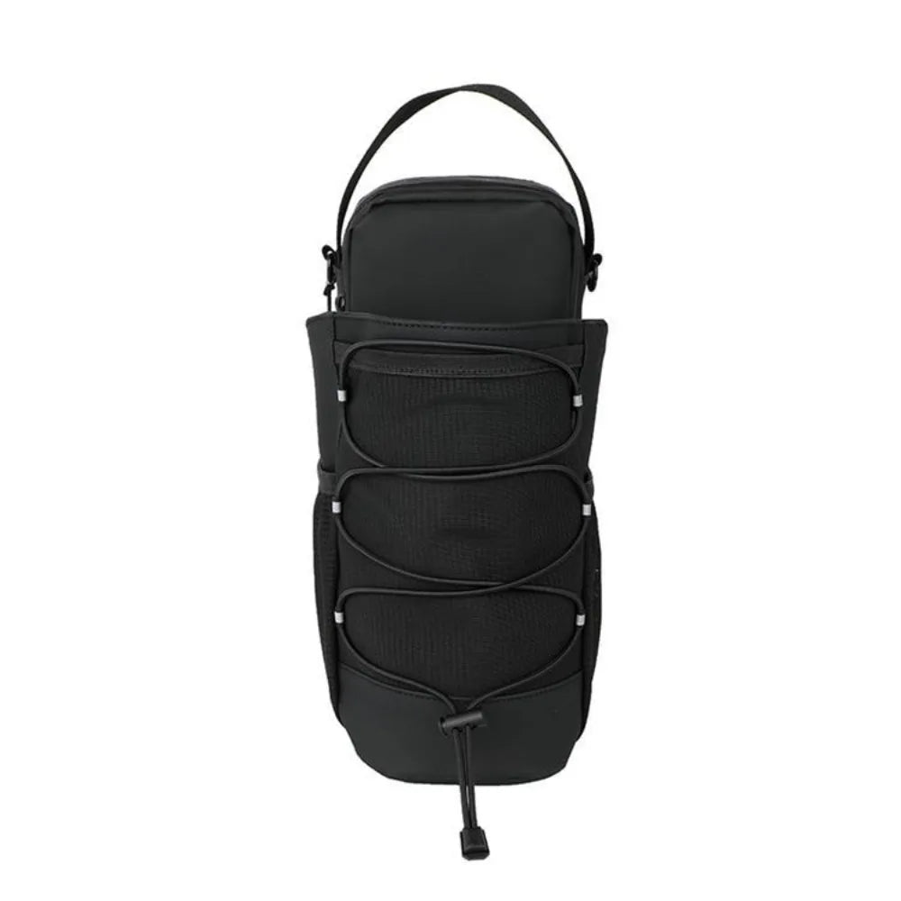 Magnetic Water Bottle Sling Bag Adjustable Large Capacity Gym Bottle Bag Convenience with Shoulder Strap Crossbody Sports Bag