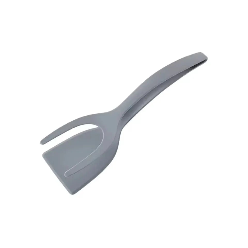2 In 1 Shovel Clip Silicone Grip Flip Tongs Egg Steak Spatula Tongs Clamp Pancake Fried Turners Cooking Tool Kitchen Accessories