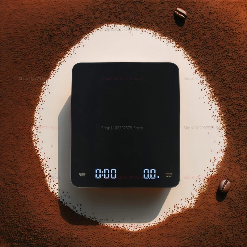 Digital Espresso Coffee Scale with Timer Precision Pour Over Drip Scale LCD Display 3kg/0.1g Auto Power Off for Baristas Baker