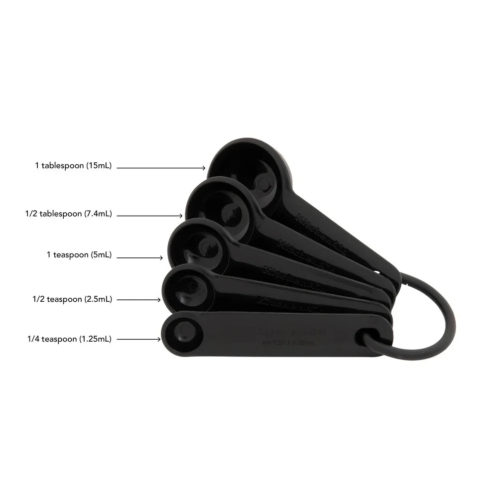 9-Piece Measuring Cup Spoon Set Soft Grip Dishwasher Safe Metric Measurements Baking Cooking Kitchen Universal Tools