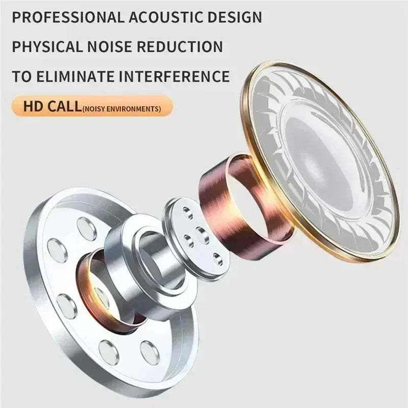 TWS Earphone Bluetooth Headphones with Mic 9D Stereo Pro 6 Earbuds for Xiaomi Samsung Android Wireless Bluetooth Headset