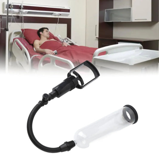 1pcs Men Vacuum Pump Trainer Manual Treatment Device Manual Air Pump Exerciser brace supports Air Pump Exerciser