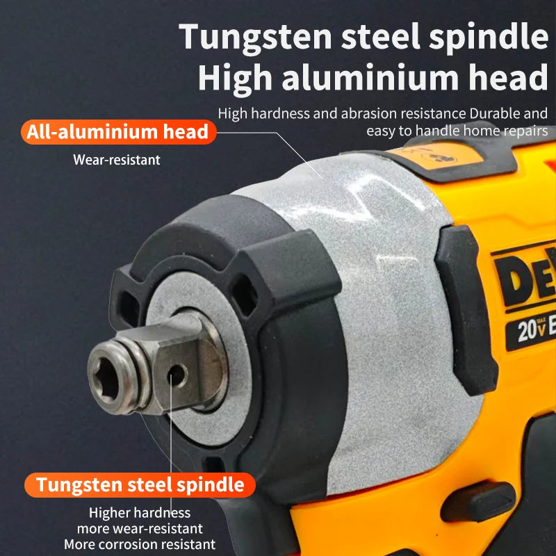 Dewalt DCF922 Brushless Impact Wrench 610N.m Cordless Driver Large Torque Variable Speed Electric Wrench 20V Rechargeable Tools