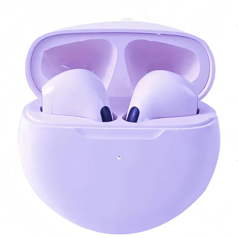 TWS Earphone Bluetooth Headphones with Mic 9D Stereo Pro 6 Earbuds for Xiaomi Samsung Android Wireless Bluetooth Headset