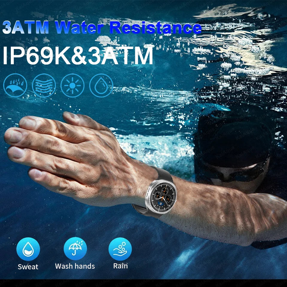 2025 New Watch 8 classic Smart Watch GPS Smart Watch Men Women 1.43" AMOLED Watch Ultra ЗATM Bluetooth Call Sports Smartwatches