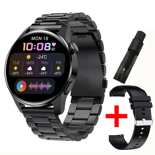 for iPhone 16 Pro Max 14 15 12 11 XR ECG Smart Watch Health Monitoring Electronic Smartwatch Voice Assistant Tracker Bracelet